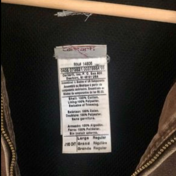 SOLD! Carhartt Jacket Brown - Picture 6 of 6